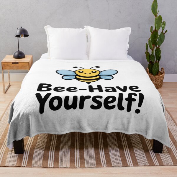 Item preview, Bee Have Yourself! Cute Bee Pun designed and sold by PMCreative.