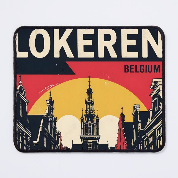 Item preview, Lokeren Belgium 1950s Vintage Travel Tourism designed and sold by TravelersGems.