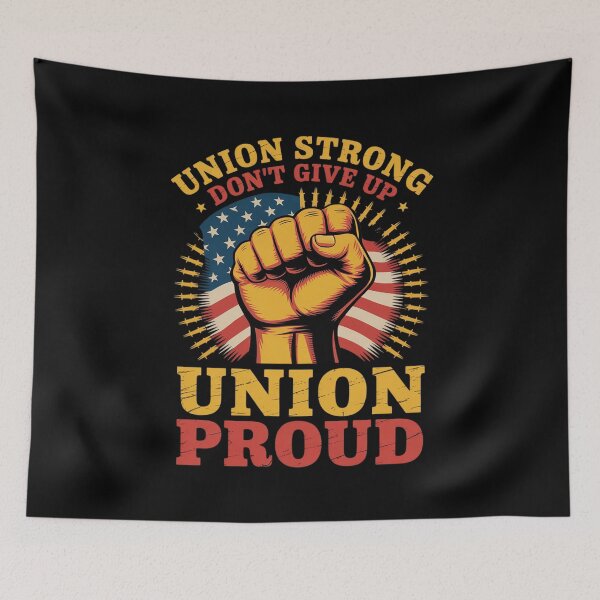 Item preview, Union Strong Don't Give Up Union Proud Patriotic Companion Women Men  designed and sold by ClassicAnthony.