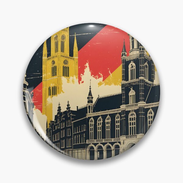 Item preview, Mechelen Belgium 1950s Vintage Travel Tourism designed and sold by TravelersGems.