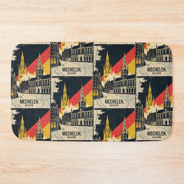 Item preview, Mechelen Belgium 1950s Vintage Travel Tourism designed and sold by TravelersGems.