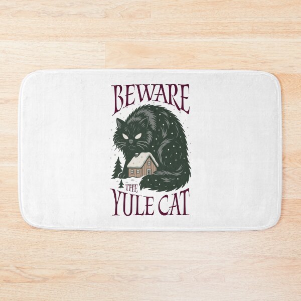 Item preview, Beware the Yule Cat designed and sold by Kindred & Thistle.