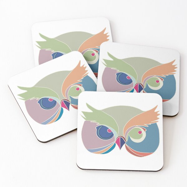 Item preview, Owl Sticker — Minimalist Wildlife Art designed and sold by iampaulmorris.