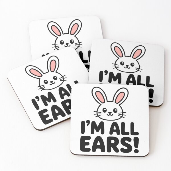 Item preview, I'm All Ears! Cute Bunny Pun designed and sold by PMCreative.