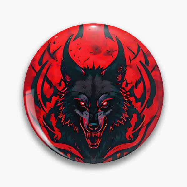 Item preview, Wolf Occult Design  Hell moon Howler – Dark Sigil Aesthetic designed and sold by Neer arts.