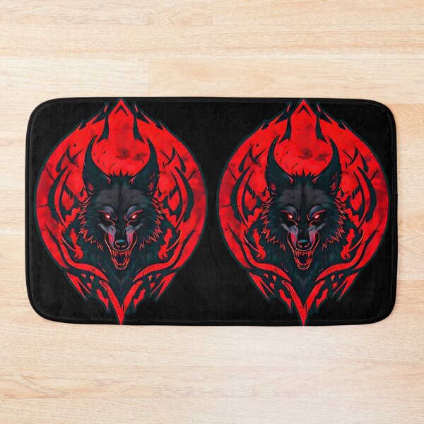 Item preview, Wolf Occult Design  Hell moon Howler – Dark Sigil Aesthetic designed and sold by Neer arts.