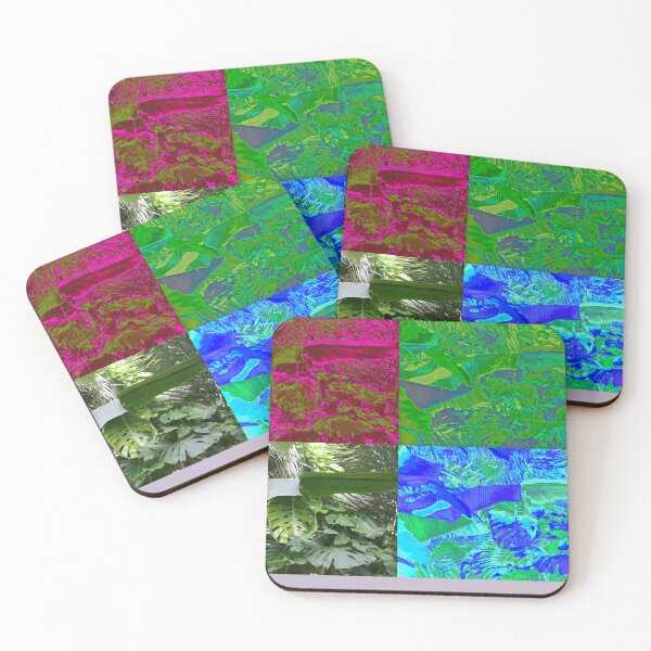 Item preview, collage of a series of photographs of a tropical forest designed and sold by Kacharava.