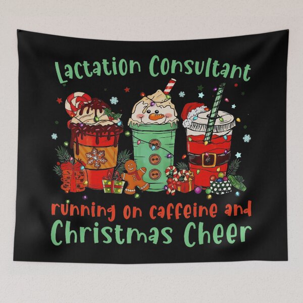 Item preview, Coffee Christmas Lactation Consultant Breastfeeding  designed and sold by WayTBeenkenArt.