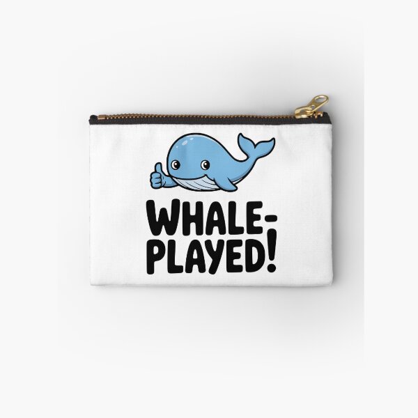 Item preview, Whale Played! Cute Whale Pun designed and sold by PMCreative.