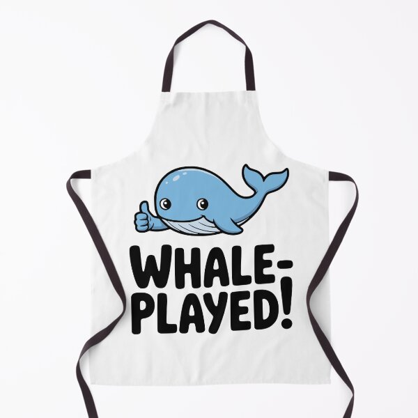 Item preview, Whale Played! Cute Whale Pun designed and sold by PMCreative.