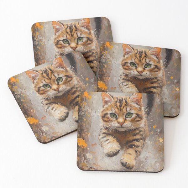 Item preview, Bengal Cat Leaping Through Autumn Whispers designed and sold by CuongArtLab.