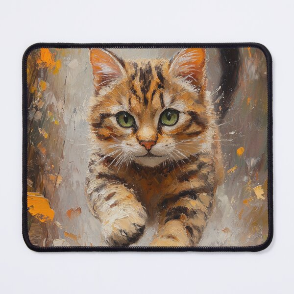 Item preview, Bengal Cat Leaping Through Autumn Whispers designed and sold by CuongArtLab.
