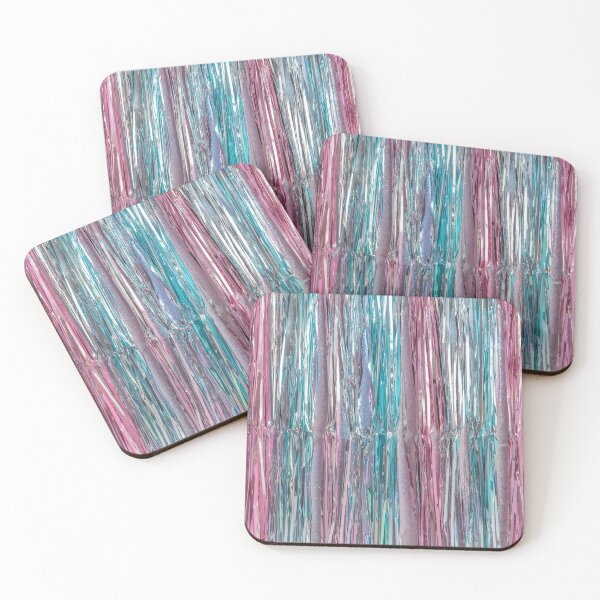 Item preview, Pastel Tinsel Foil Curtain with Glitter Shine designed and sold by Anastasiia Yurevych.