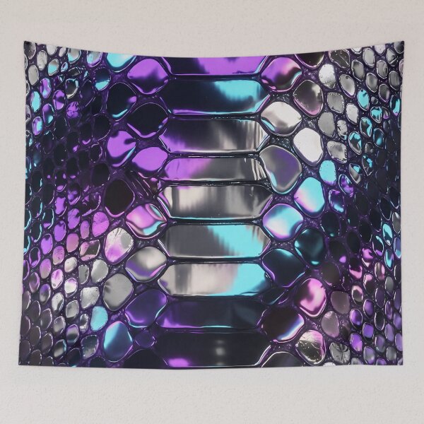 Item preview, Iridescent Metallic Python Skin designed and sold by AiDigitalSanctum.