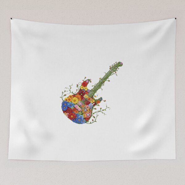 Item preview,  Music Lover Gift, Musician Gift, Beautiful Sounds,Traditional and Modern Musical Instruments, ivy flowers, Floral,Nature Love Art ,Nature Lover Gift, Peaceful Natural Design designed and sold by chipmuckdesignn.