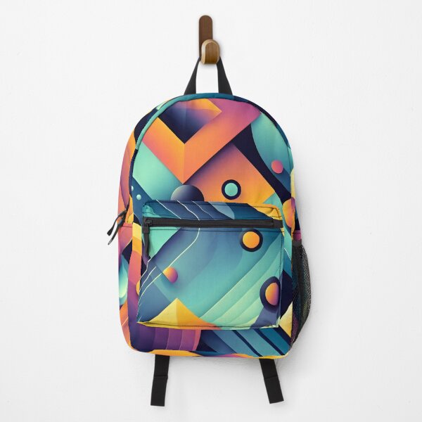 Item preview, Vibrant Geometric Abstract Circles And Diamonds Illustration designed and sold by PandaTShirtShop.