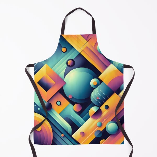 Item preview, Vibrant Geometric Abstract Circles And Diamonds Illustration designed and sold by PandaTShirtShop.