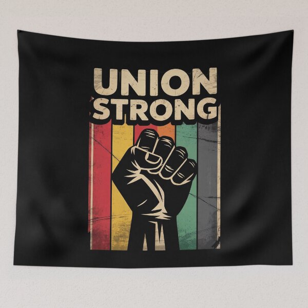 Item preview, Union Strong Fist Proud Labor Day Workers September First3  designed and sold by ClassicAnthony.
