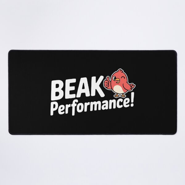 Item preview, Beak Performance! Funny Bird Pun designed and sold by PMCreative.