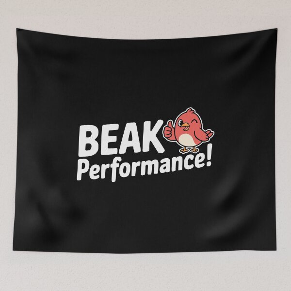 Item preview, Beak Performance! Funny Bird Pun designed and sold by PMCreative.