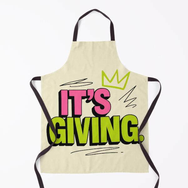 Item preview, It’s Giving – Bold Trendy Aesthetic Quote Design for Confident Vibes designed and sold by Imaginationbeyond.