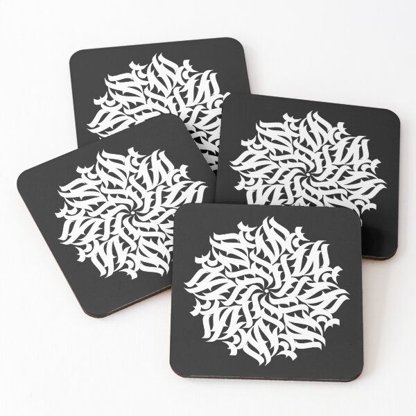Item preview, White calligraphic blossom designed and sold by artskill2k17.