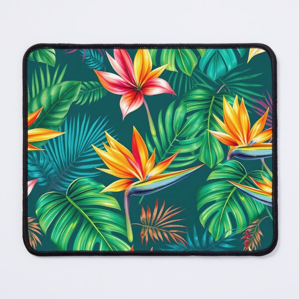 Item preview, Tropical Paradise Bird of Paradise Flowers and Palm Leaves Pattern - Vibrant Hawaiian Jungle designed and sold by Lydatrend Fashion.