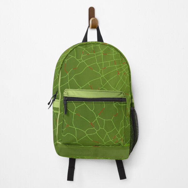 Item preview, Green City Map – Gradient Line Art of Night Streets designed and sold by ZorianArt.