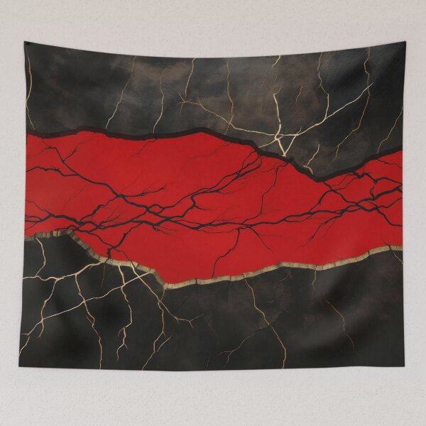 Item preview, Abstract Cracked Terrain Art designed and sold by anytka.