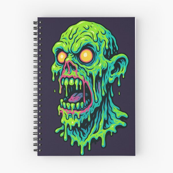 Item preview, Neon Zombie Head – Toxic Undead Horror Art designed and sold by weirdfishes123.