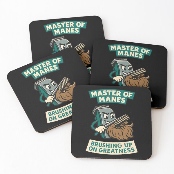 Item preview, Master of Manes Funny Barber Design designed and sold by TeeTimeTreasure.