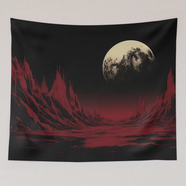 Item preview, Melting Crimson Moon designed and sold by anytka.