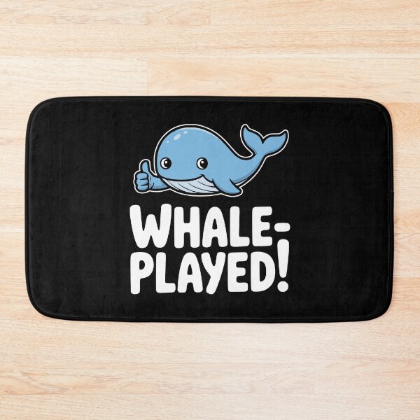 Item preview, Whale Played! Funny Whale Pun designed and sold by PMCreative.