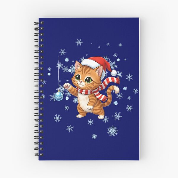 Item preview, Kids Cute Christmas Kitty Cat  designed and sold by LANCEWISEMEDIA.