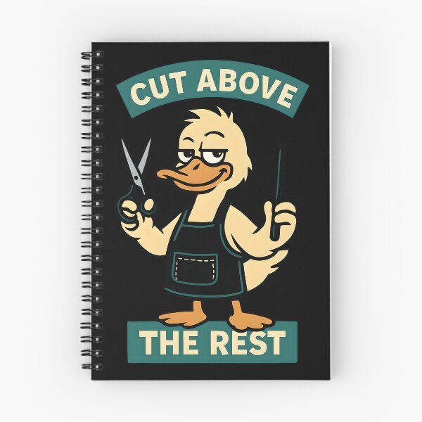 Item preview, Cut Above the Rest Funny Barber Duck Design designed and sold by TeeTimeTreasure.