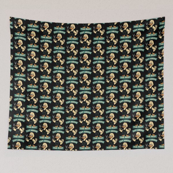 Item preview, Cut Above the Rest Funny Barber Duck Design designed and sold by TeeTimeTreasure.