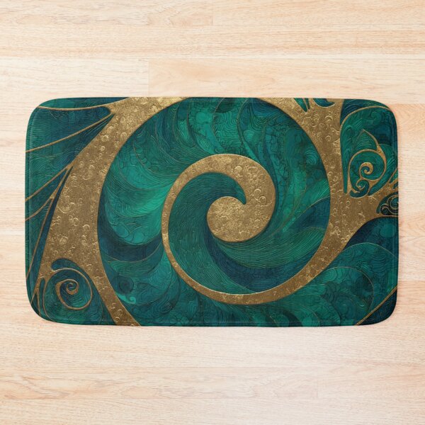 Item preview, New Zealand Māori Paua Pattern Koru Design 606 designed and sold by GrinGalore.