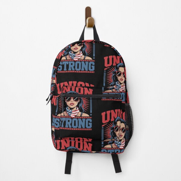 Item preview, Union Strong For Women Labor Day Messy Bun USA Flag1 designed and sold by ClassicAnthony.