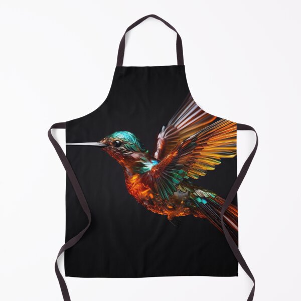 Item preview, Vibrant Glass Art Hummingbird designed and sold by anytka.