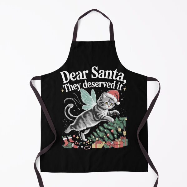 Item preview, Dear Sant Naughty Cat Christmas Tree designed and sold by JediKittenWars.