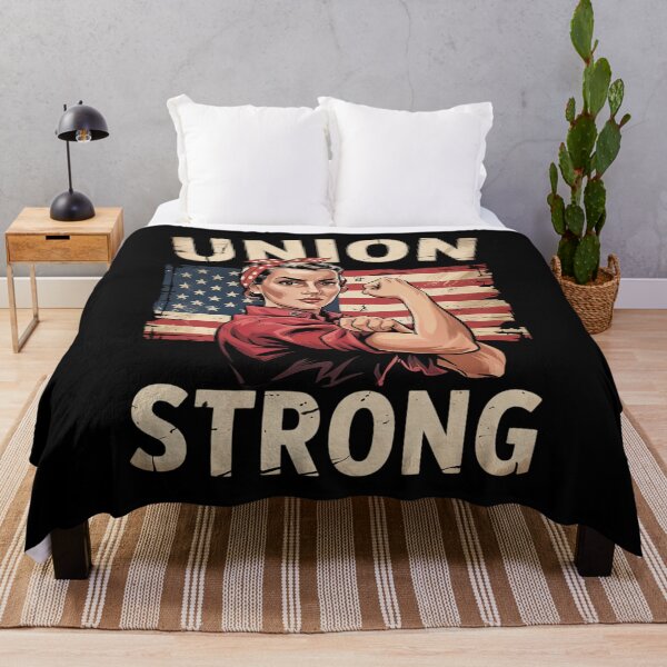 Item preview, Union Strong For Women Labor Day Messy Bun USA Flag2 designed and sold by ClassicAnthony.