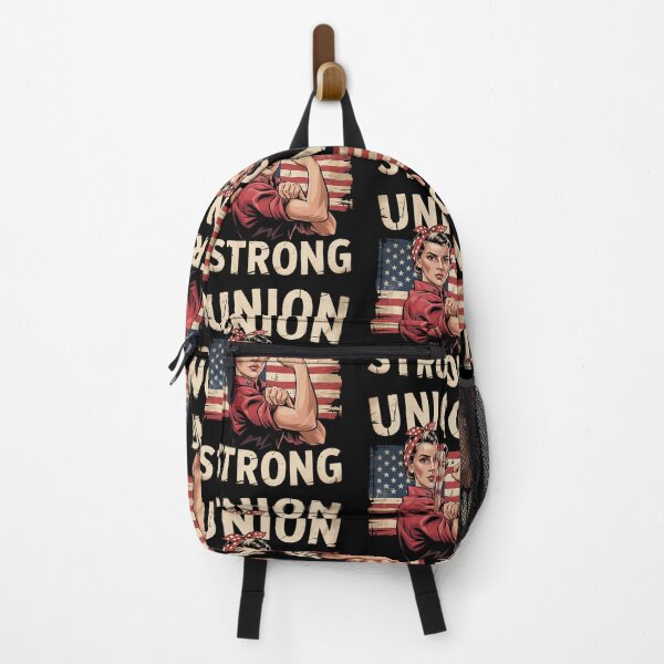 Item preview, Union Strong For Women Labor Day Messy Bun USA Flag2 designed and sold by ClassicAnthony.