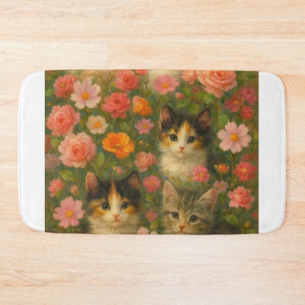 Item preview, Gatinhos entre Flores designed and sold by Leonornature.