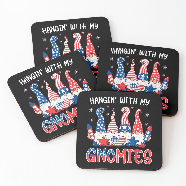 Item preview, Gnomies Funny Holiday Quote Happy My Hangin With Vintage designed and sold by Rackaam777Art.
