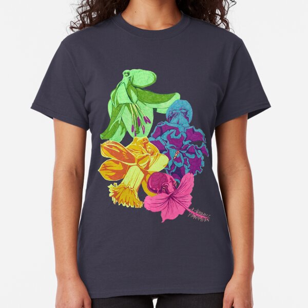 Octopus Flower Garden Classic T-Shirt