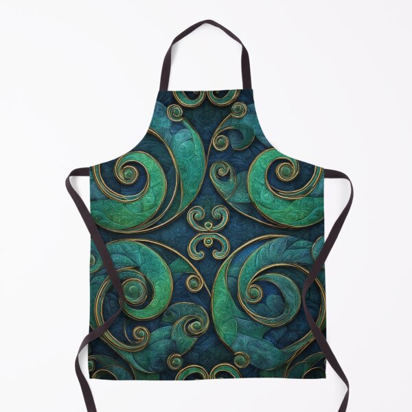Item preview, New Zealand Māori Paua Pattern Koru Design 607 designed and sold by GrinGalore.