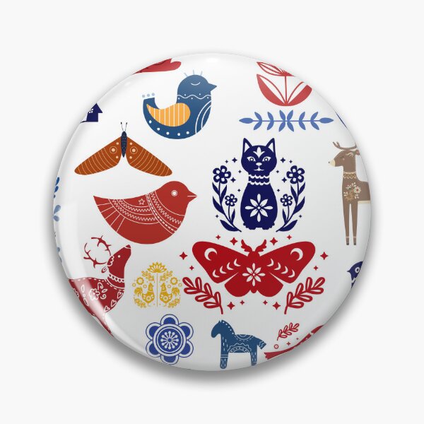 Item preview, Nordic Red and Blue Traditional Folk designed and sold by CaseMastery.