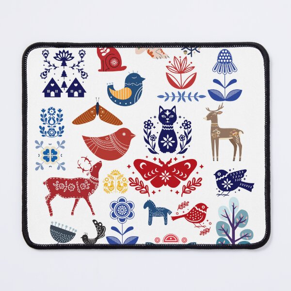 Item preview, Nordic Red and Blue Traditional Folk designed and sold by CaseMastery.