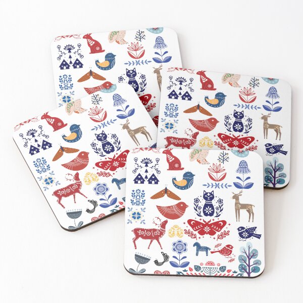 Item preview, Nordic Red and Blue Traditional Folk designed and sold by CaseMastery.