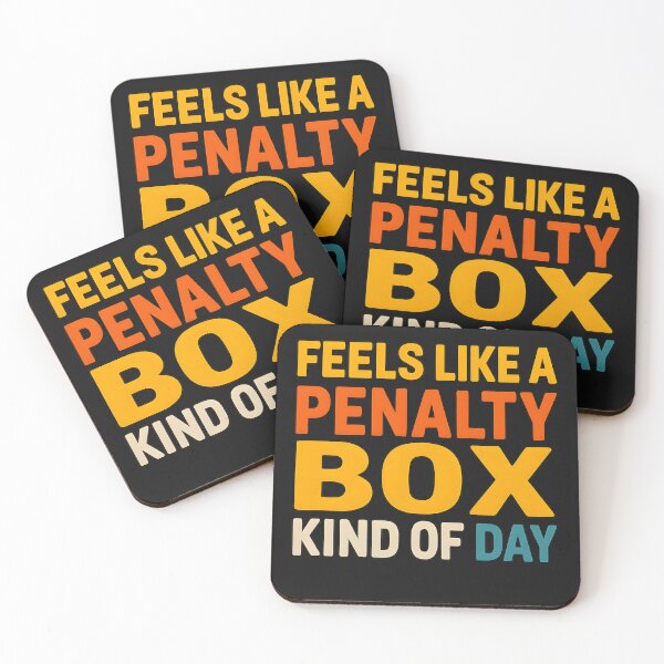 Item preview, Feels Like A Penalty Box Kind Of Day Men's Funny Hockey designed and sold by hemagamo.
